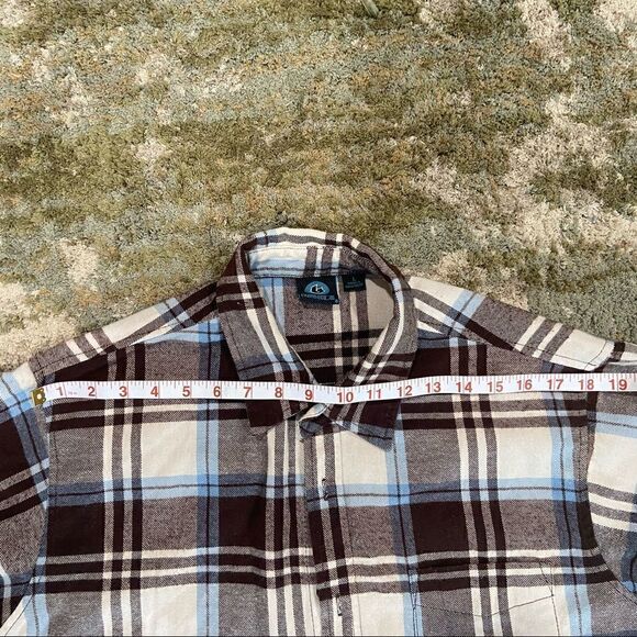 91. Mens size L Burnside long sleeve button down gently used - Picture 5 of 11